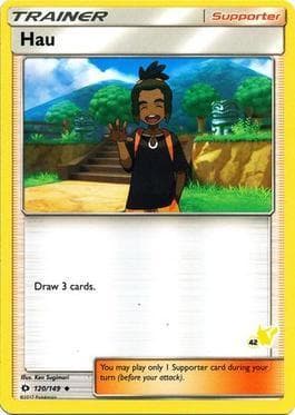 Carta Hau (42/60) do set Battle Academy Box Set 2020 - Pikachu Deck — Pokémon TCG | Bynx