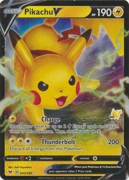 Pikachu-V (60/60) — Battle Academy Box Set 2022 - Pikachu Deck