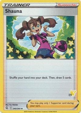 Carta Shauna (24/60) do set Battle Academy Box Set 2022 - Pikachu Deck — Pokémon TCG | Bynx