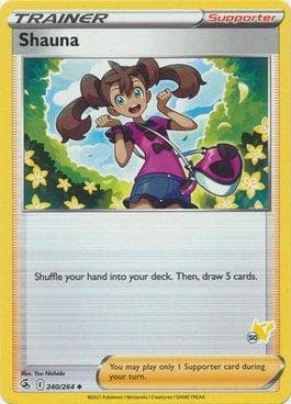 Carta Shauna (50/60) do set Battle Academy Box Set 2022 - Pikachu Deck — Pokémon TCG | Bynx