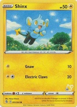 Carta Shinx (41/60) do set Battle Academy Box Set 2022 - Pikachu Deck — Pokémon TCG | Bynx