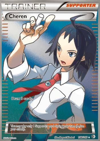 Carta Cheren (148/149) do set Fronteiras Cruzadas — Pokémon TCG | Bynx