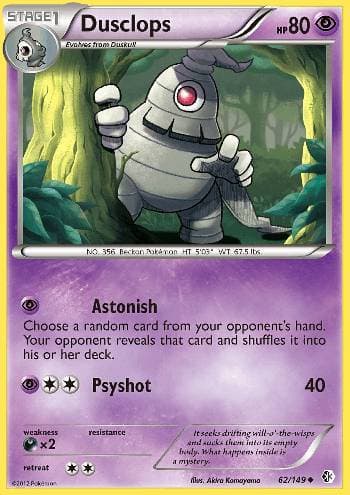 Carta Dusclops (62/149) do set Fronteiras Cruzadas — Pokémon TCG | Bynx