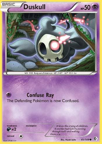Carta Duskull (61/149) do set Fronteiras Cruzadas — Pokémon TCG | Bynx