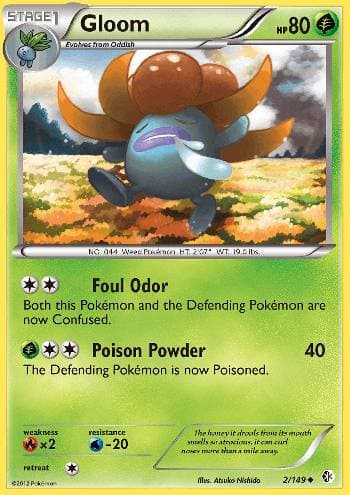 Carta Gloom (2/149) do set Fronteiras Cruzadas — Pokémon TCG | Bynx