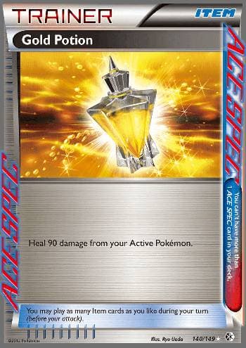 Carta Gold Potion (140/149) do set Fronteiras Cruzadas — Pokémon TCG | Bynx