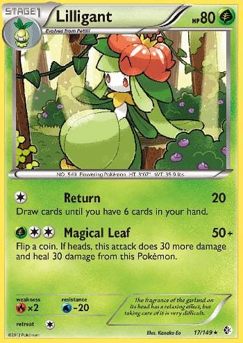 Carta Lilligant (17/149) do set Fronteiras Cruzadas — Pokémon TCG | Bynx