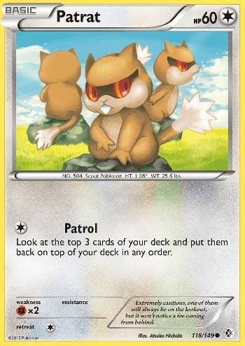 Carta Patrat (118/149) do set Fronteiras Cruzadas — Pokémon TCG | Bynx