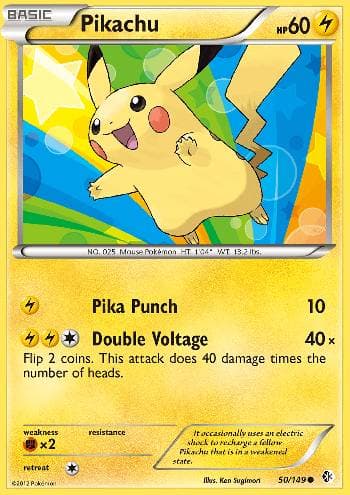Pikachu (50/149) — Fronteiras Cruzadas