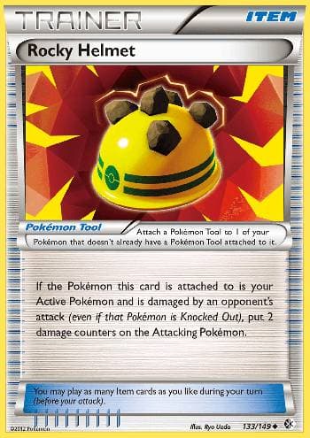 Carta Rocky Helmet (133/149) do set Fronteiras Cruzadas — Pokémon TCG | Bynx