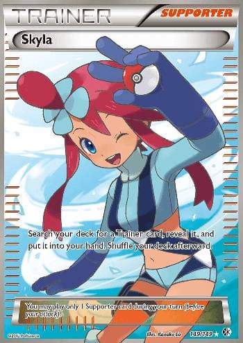 Carta Skyla (149/149) do set Fronteiras Cruzadas — Pokémon TCG | Bynx