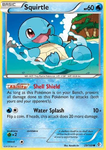 Carta Squirtle (29/149) do set Fronteiras Cruzadas — Pokémon TCG | Bynx