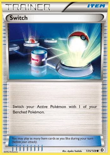 Carta Switch (135/149) do set Fronteiras Cruzadas — Pokémon TCG | Bynx