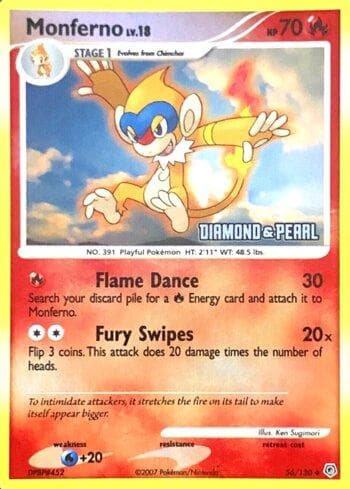 Carta Monferno (56/012) do set Liga BR — BKC08 — Pokémon TCG | Bynx