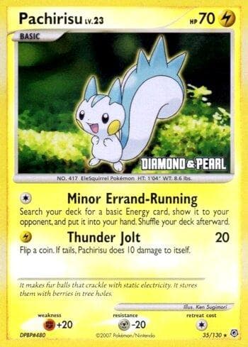 Carta Pachirisu (35/012) do set Liga BR — BKC08 — Pokémon TCG | Bynx