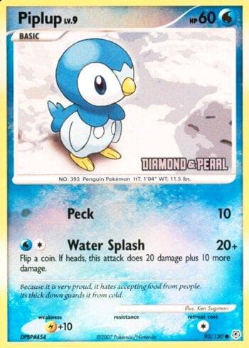 Carta Piplup (93/012) do set Liga BR — BKC08 — Pokémon TCG | Bynx