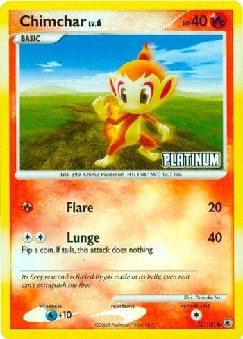 Carta Chimchar (56/012) do set Liga BR — BKC09 — Pokémon TCG | Bynx