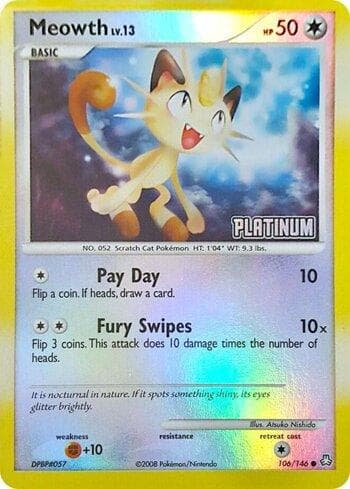 Carta Meowth (106/012) do set Liga BR — BKC09 — Pokémon TCG | Bynx