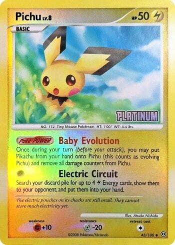 Carta Pichu (45/012) do set Liga BR — BKC09 — Pokémon TCG | Bynx