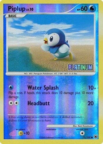Carta Piplup (71/012) do set Liga BR — BKC09 — Pokémon TCG | Bynx