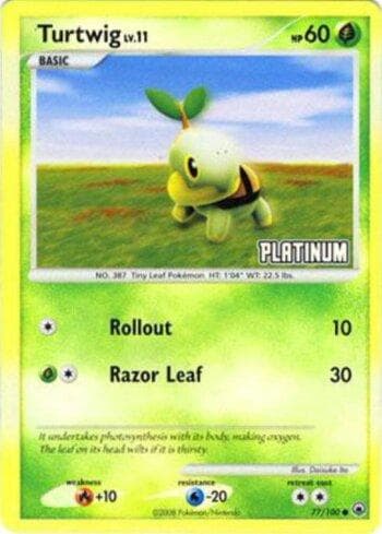 Carta Turtwig (77/012) do set Liga BR — BKC09 — Pokémon TCG | Bynx