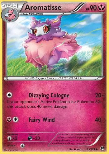 Carta Aromatisse (85/122) do set Turbo Colisão — Pokémon TCG | Bynx