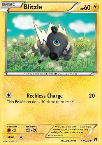 Carta Blitzle (48/122) do set Turbo Colisão — Pokémon TCG | Bynx