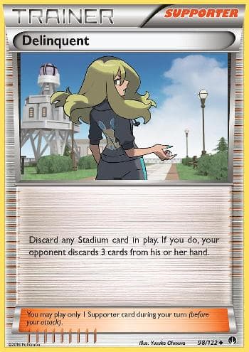 Carta Delinquent (98/122) do set Turbo Colisão — Pokémon TCG | Bynx