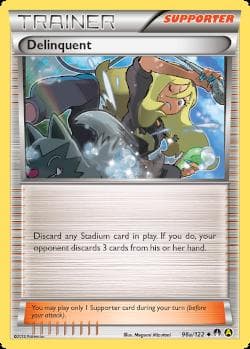 Carta Delinquent (98a/122) do set Turbo Colisão — Pokémon TCG | Bynx