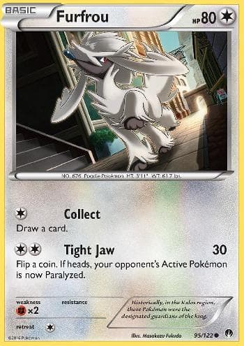 Carta Furfrou (95/122) do set Turbo Colisão — Pokémon TCG | Bynx