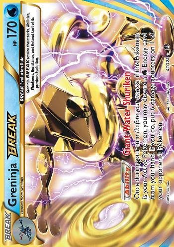 Carta Greninja BREAK (41/122) do set Turbo Colisão — Pokémon TCG | Bynx