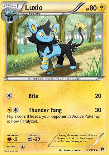 Luxio (45/122) — Turbo Colisão