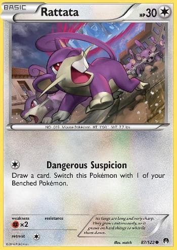 Carta Rattata (87/122) do set Turbo Colisão — Pokémon TCG | Bynx