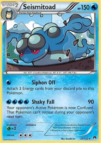 Carta Seismitoad (35/122) do set Turbo Colisão — Pokémon TCG | Bynx