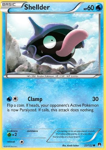 Carta Shellder (23/122) do set Turbo Colisão — Pokémon TCG | Bynx