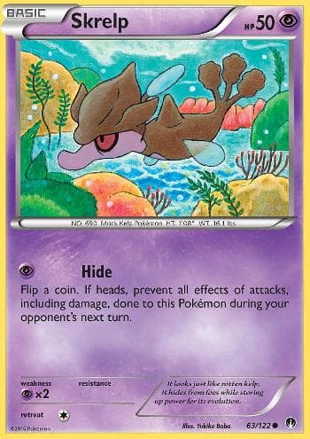Carta Skrelp (63/122) do set Turbo Colisão — Pokémon TCG | Bynx