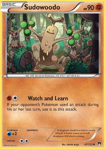 Carta Sudowoodo (67/122) do set Turbo Colisão — Pokémon TCG | Bynx