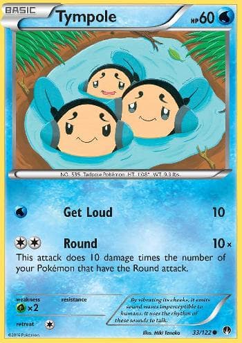 Carta Tympole (33/122) do set Turbo Colisão — Pokémon TCG | Bynx