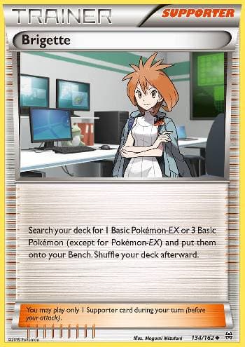 Carta Brigette (134/162) do set Turbo Revolução — Pokémon TCG | Bynx