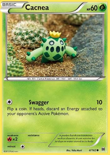 Carta Cacnea (4/162) do set Turbo Revolução — Pokémon TCG | Bynx