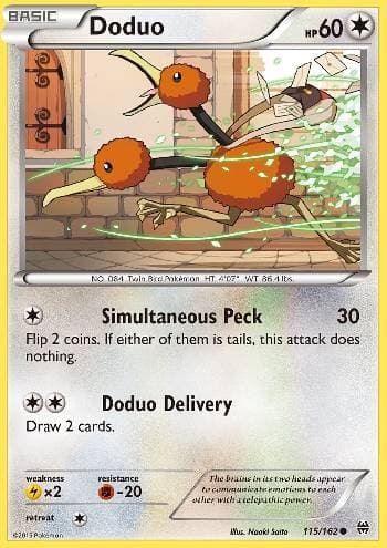 Carta Doduo (115/162) do set Turbo Revolução — Pokémon TCG | Bynx