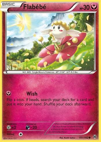 Carta Flabébé (101/162) do set Turbo Revolução — Pokémon TCG | Bynx