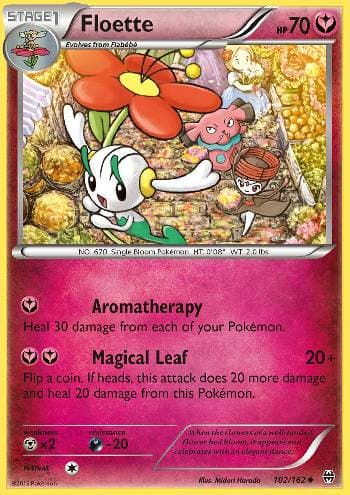 Carta Floette (102/162) do set Turbo Revolução — Pokémon TCG | Bynx