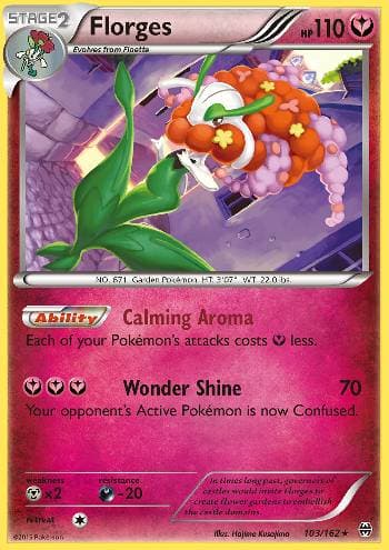 Carta Florges (103/162) do set Turbo Revolução — Pokémon TCG | Bynx