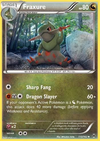 Carta Fraxure (110/162) do set Turbo Revolução — Pokémon TCG | Bynx