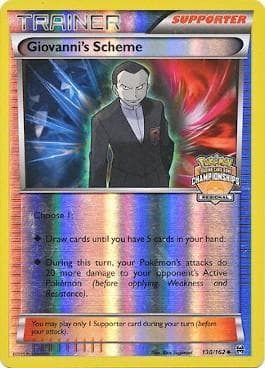 Carta Giovanni's Scheme – Promo (138b/162) do set Turbo Revolução — Pokémon TCG | Bynx