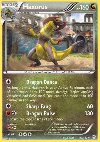 Carta Haxorus (111/162) do set Turbo Revolução — Pokémon TCG | Bynx