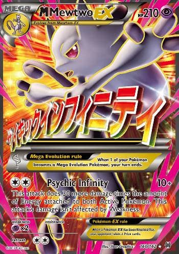 Carta M Mewtwo-EX (160/162) do set Turbo Revolução — Pokémon TCG | Bynx