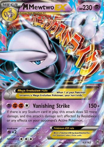 M Mewtwo-EX (63/162) — Turbo Revolução