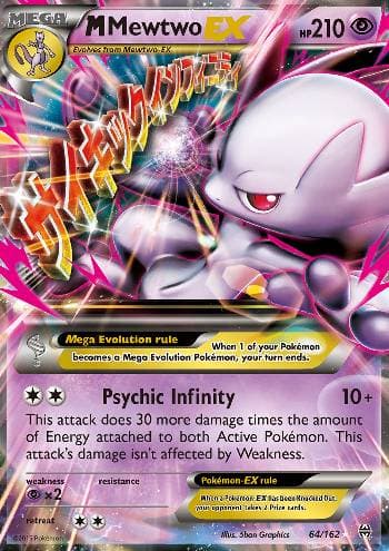 M Mewtwo-EX (64/162) — Turbo Revolução
